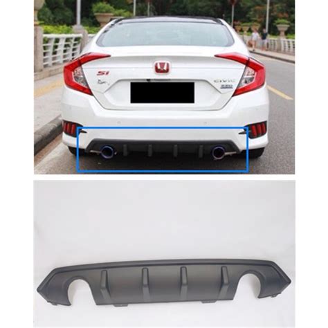 Last Store Honda Civic Fc Rear Lips Rear Diffuser Shopee