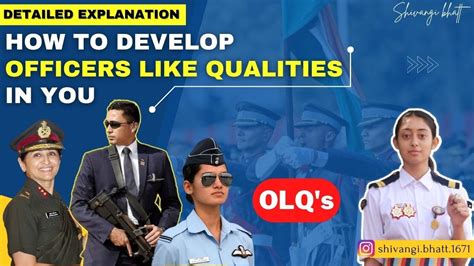 How To Develop Officer Like Qualities OLQ S Officers Like Qualities