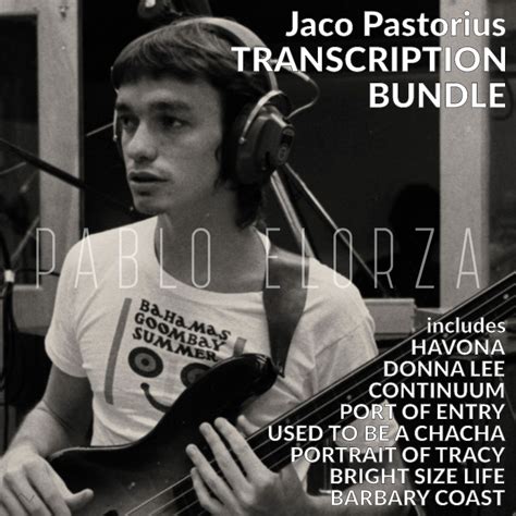 Jaco Pastorius Transcription Bundle