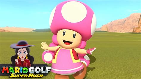 Mario Golf Super Rush Toadette Vs Koopa Troopa At Balmy Dunes Youtube