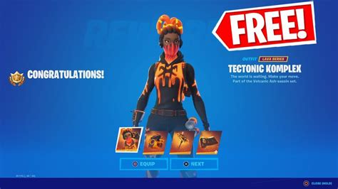 How To Get Free Tectonic Komplex Skin In Fortnite All Volcanic