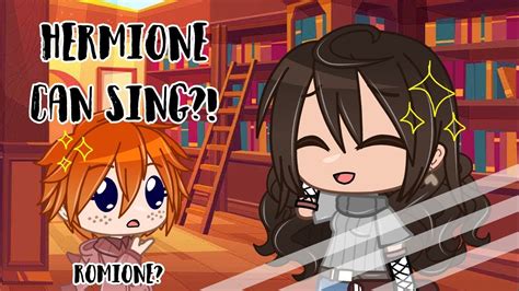 Hermione Can Sing Trend Harry Potter Gacha Club Ronmione