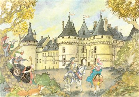 Philippe Legendre Kvater Chaumont Sur Loire Aquarelle Et Carte