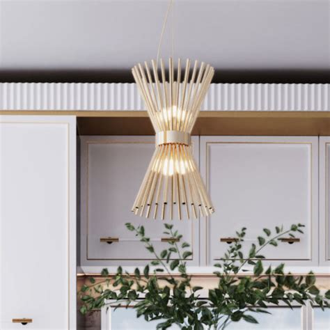 Modern Gold Plated Pendant Light - Juliettes Interiors