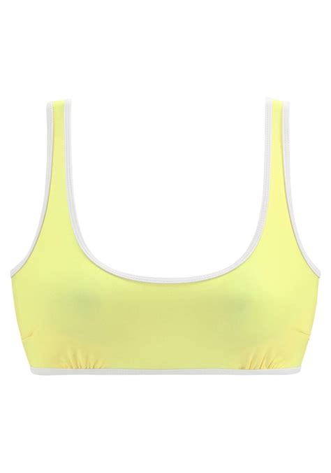 Venice Beach Bustier Bikini Top L A Mit Kontrastpiping Bestellen Baur