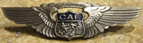 Original Confederate Air Force Ghost Squadron Lapel Pin Caf 1927872089