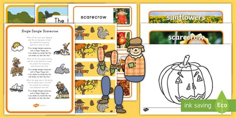 Scarecrow Bulletin Board Pack Hecho Por Educadores