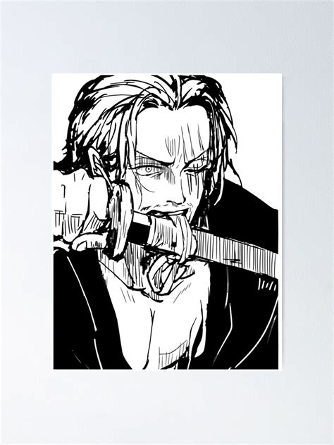 "One piece Shanks manga" Poster for Sale by AnimesArt | Redbubble