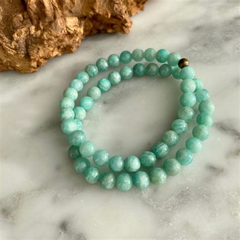 Amazonite Bracelet Brazil Divine Feminine Minera Emporium Crystal