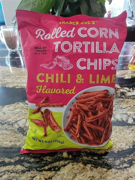 Amazon Trader Joe S Rolled Corn Tortilla Chips Chili Lime Net