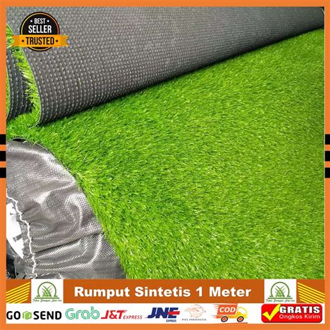 Jual Tanaman Hias Taman Rumput Sintetis Meteran Outdoor Meter Rumput