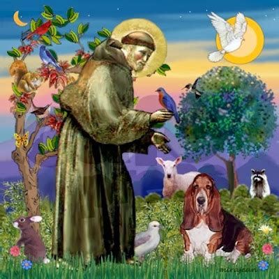 São Francisco De Assis E Os Animais - Familia Basset Hound: São francisco de Assis o protetor dos animais
