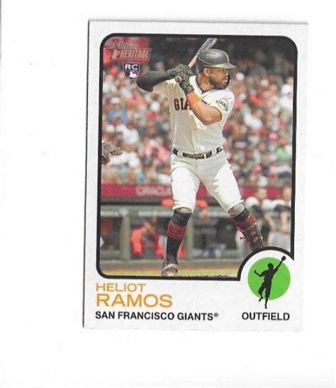 Topps Heritage Heliot Ramos Rookie Ebay