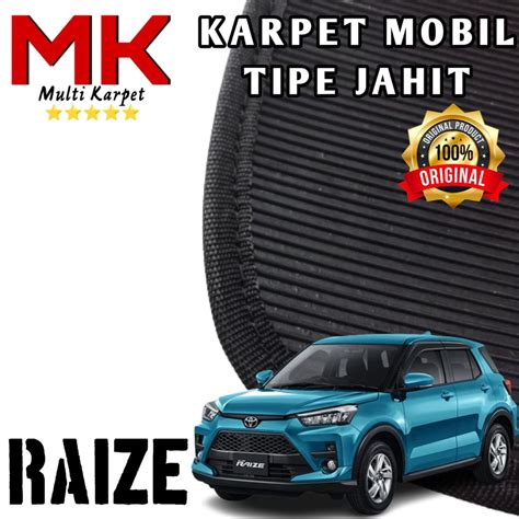 Jual Karpet Mobil Toyota Raize Full Set Bagasi Tipe Jahit Shopee