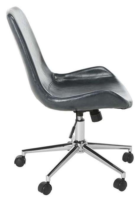 Safavieh Fletcher Swivel Office Chair Dark Grey Chrome Och7501c