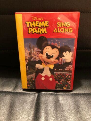 Disneys Theme Park Sing Along Booklet Cd And Cassette Tape Mickey Mouse