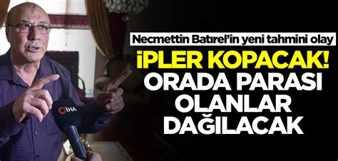 Dolar Tahminleri Ile Tan Nan Necmettin Bat Rel Tarih Verdi Pler