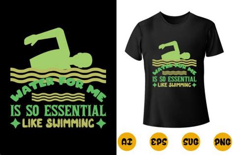 Swimming T Shirt Bundle Bundle · Creative Fabrica