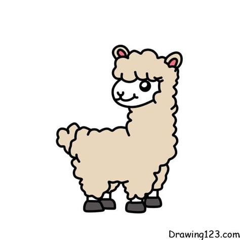 How To Draw A Chibi Llama