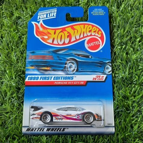Jual Hot Wheels Reguler Porsche GT Blue Card Shopee Indonesia