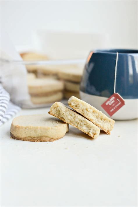 Tahini Shortbread Cookies Simply Scratch