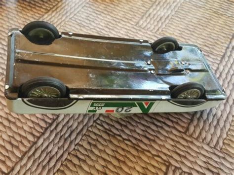 Vintage Cabriolet Car Lemezaru Gyar Tin Toy Friction Foreign Lemez