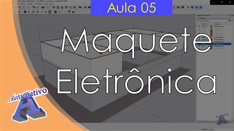 Curso de Maquete Eletrônica SketchUp Aula 05 50 Aplicar Paredes