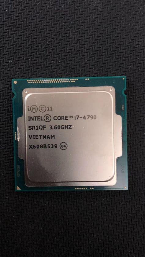 【やや傷や汚れあり】cpu インテル Intel Core I7 4790 プロセッサー 中古 動作未確認 ジャンク品 6450の落札情報