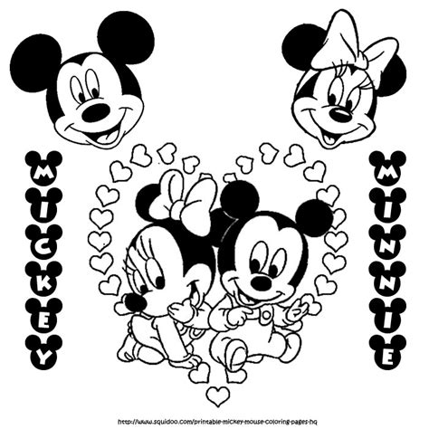 Minnie Mouse Face Coloring Pages