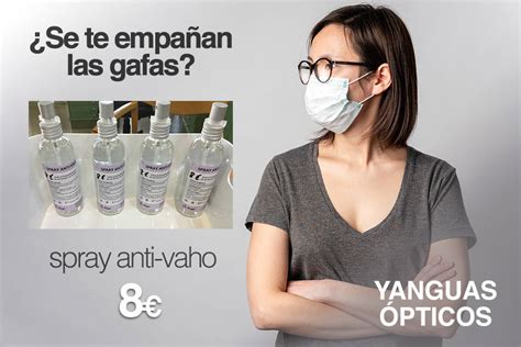 Spray antivaho para gafas Yanguas Ópticos