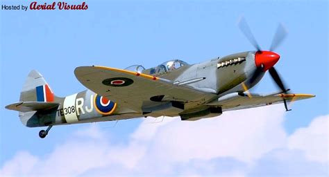 Aerial Visuals Airframe Dossier Supermarine Spitfire Tr Ixc S N