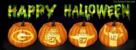 Happy Halloween Green Bay Packers Pumpkin Packers Halloween Green