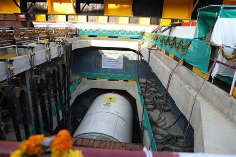 Delhi Metro Phase 4s 1st Tbm S86 Begins Tunneling The Metro Rail Guy