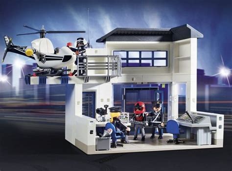 Poste De Police Avec V Hicules Playmobil City Action Police