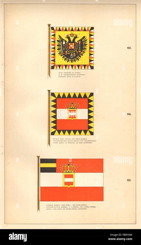 Austrian Flags Royal Standard High Vice Admiral Field Marshal