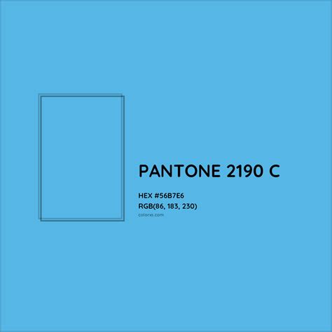 PANTONE 2190 C Complementary or Opposite Color Name and Code (#56B7E6 ...