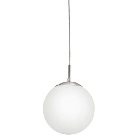 Eglo Rondo 1 Light Matte Nickel Pendant 85261a The Home Depot