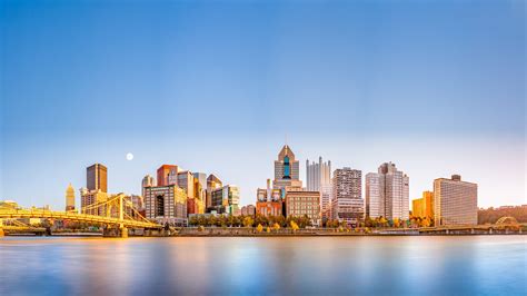 Pittsburgh Skyline Wallpapers - 4k, HD Pittsburgh Skyline Backgrounds ...