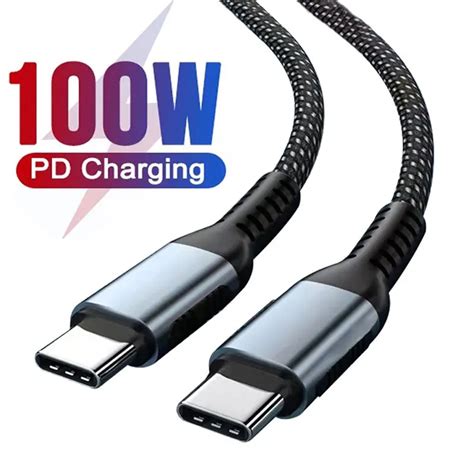 Pd 100w Cable Macbook Type C Usb Cable 100w 100w Cable Usbc Usb C Usb Cable 100w Aliexpress