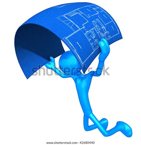 3d Character Blueprint Stock Illustration 42680440 | Shutterstock