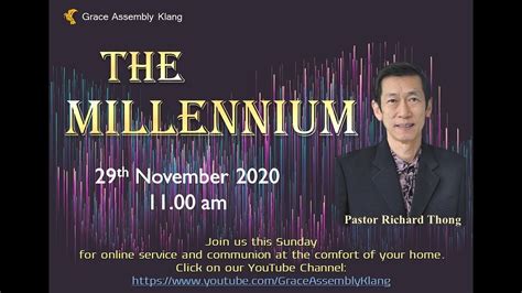 Grace Assembly Klang English Service Broadcast 29th November 2020 11 00 Am Youtube