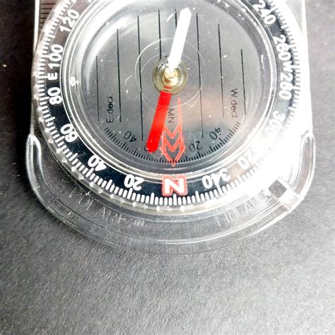 Vintage Silva Polaris Type 7 Precision Transparent Compass Made In