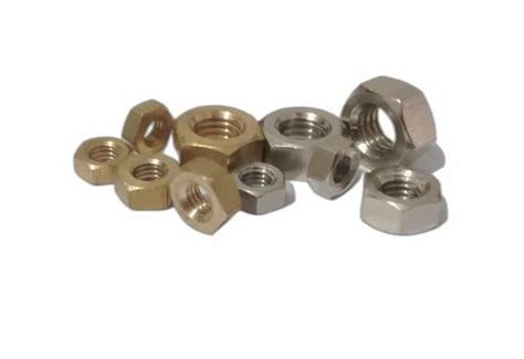 Hexagonal Brass Hex Nut For Industrial Size M3 To M18 At Rs 850 Kg