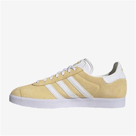 Adidas Originals Gazelle Almost Yellow Ftwr White Gold Metallic