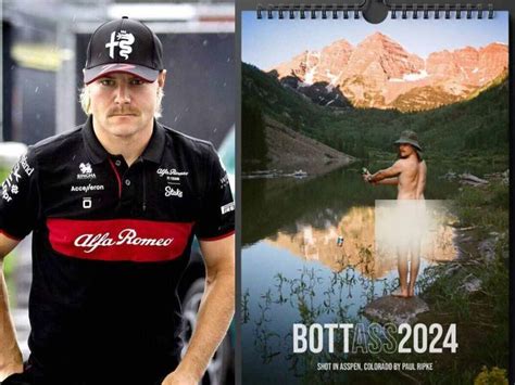 Valtteri Bottas Releases Naked 2024 Calendar For A Noble Cause