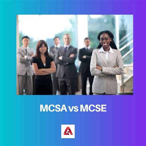 mcsa  mcse difference  comparison