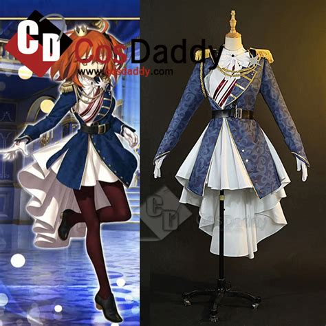 Fate Grand Order Cosplay Fujimaru Ritsuka Gudako Costume FGO Halloween Royalty Uniform