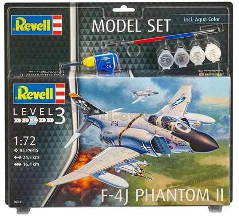 Model Do Sklejania Revell F 4j Phantom Ii Farby Klej 15288533811