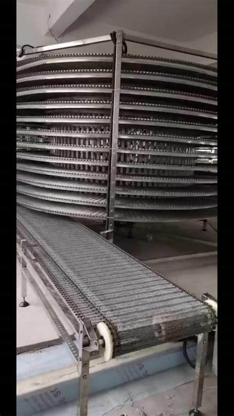 Spiral Conveyor Food Grade Spiral Cooling Conveyor IQF Spiral Freezer