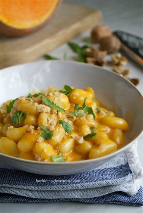 Gnocchi Alla Crema Di Zucca E Gorgonzola Ricetta Ricette Piatti Di